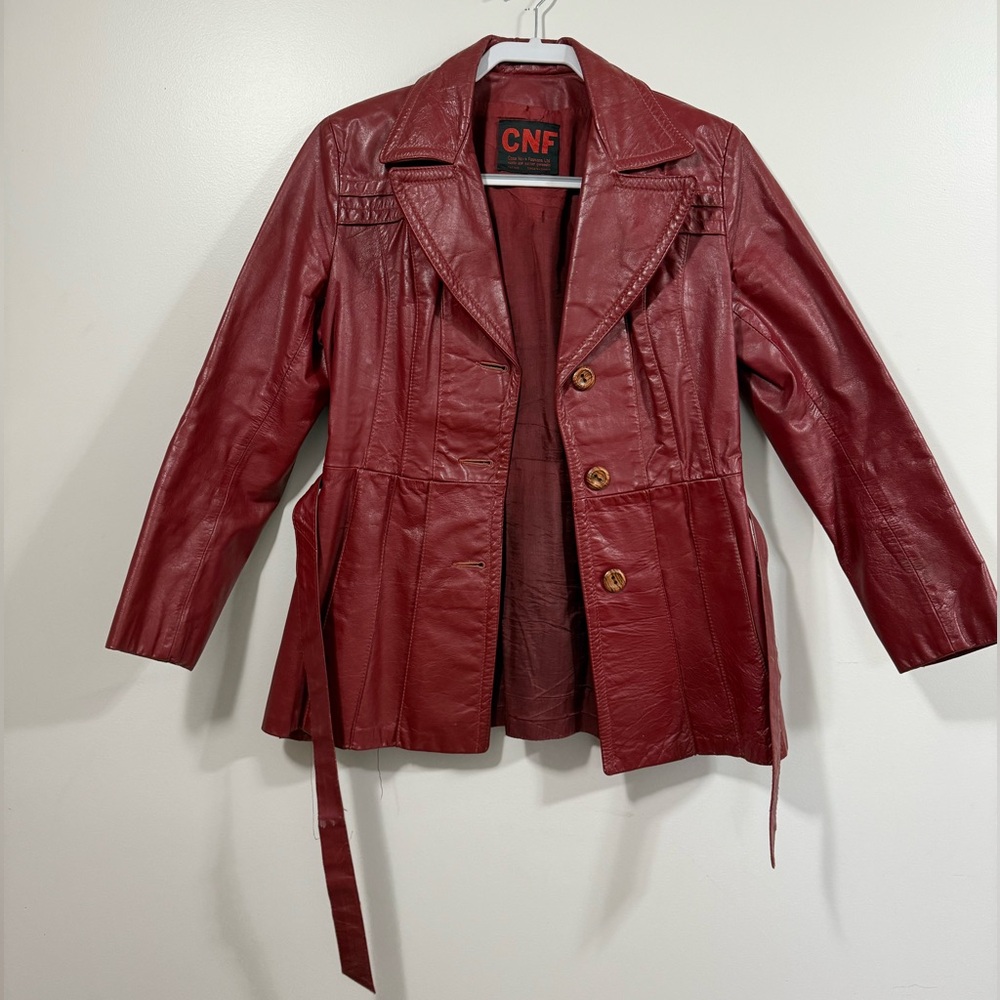 Vintage Genuine Leather CNF Jacket